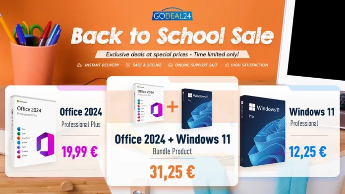 Windows 11 Pro & Office 2024 Pro: Πακέτο Back to School μόνο με 22€