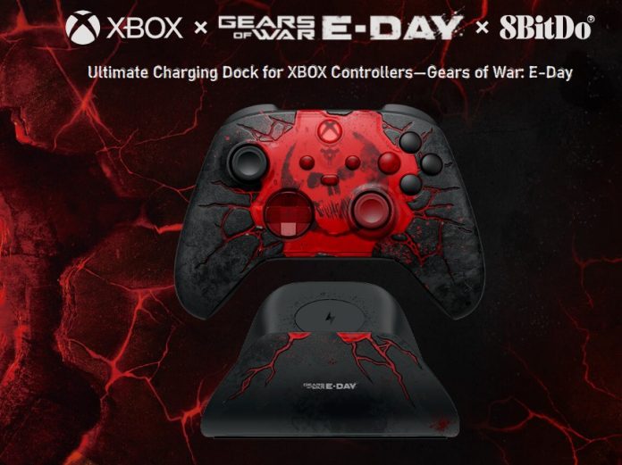 Gears of War Βάση Φόρτισης 8BitDo για Xbox με Μπαταρία Gears of War Βάση Φόρτισης 8BitDo για Xbox με Μπαταρία