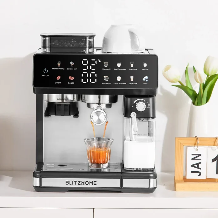 BlitzHome CM 601G: Μηχανή Εσπρέσο 20Bar με PID & Μανόμετρο BlitzHome CM 601G: Μηχανή Εσπρέσο 20Bar με PID & Μανόμετρο