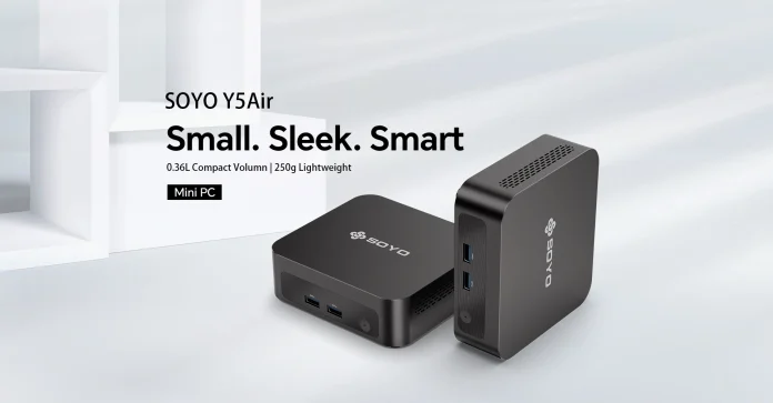 SOYO Y5Air Mini PC με Core i5 & Windows 11 μόλις στα 125,91€! SOYO Y5Air Mini PC με Core i5 & Windows 11 μόλις στα 125,91€!