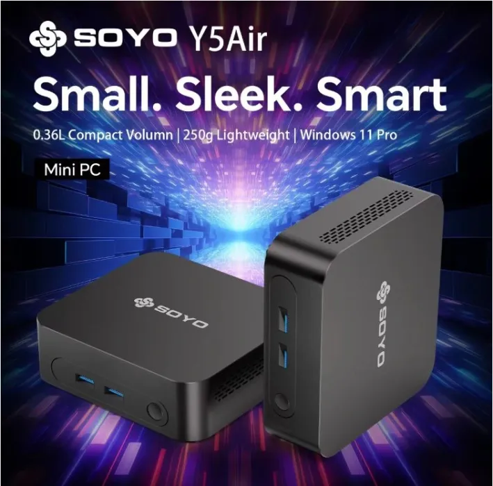 SOYO Y5Air: Ολόκληρο Windows 11 Mini PC με Core i5 στα 125,91€
