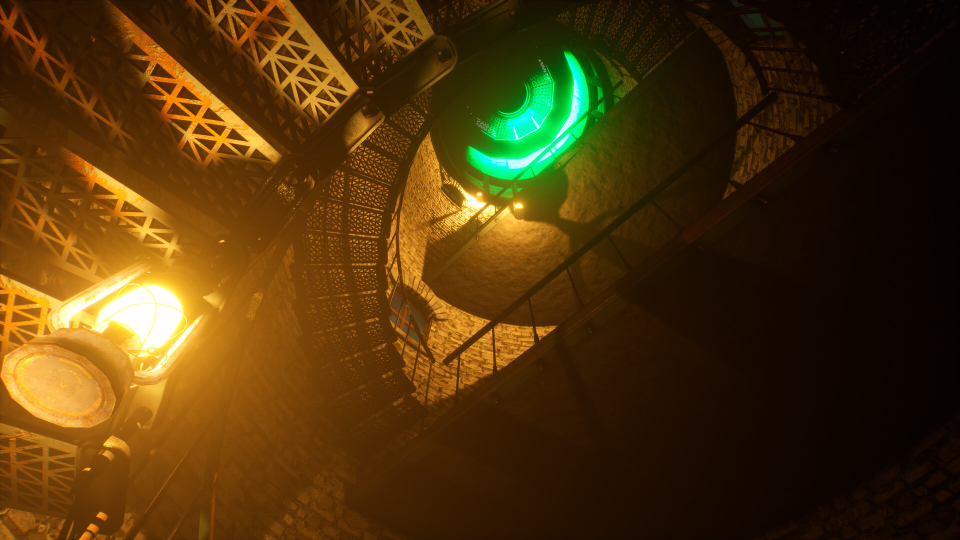 The Green Light εσωτερικό φάρου